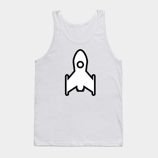 Spaceship Icon Tank Top by AustralianMate